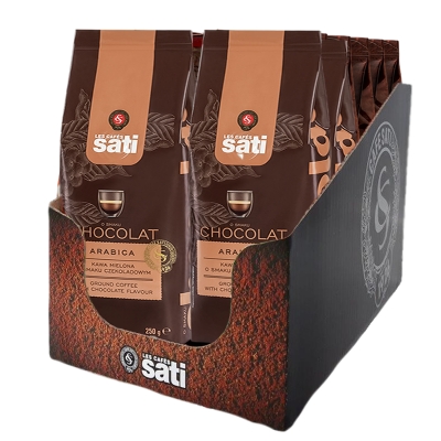 Cafe Sati Chocolat  250g 12 sztuk kawa mielona