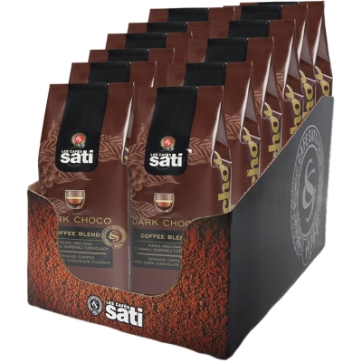 Cafe Sati Dark Choco 250g  (Ciemna czekolada )12 sztuk kawa mielona
